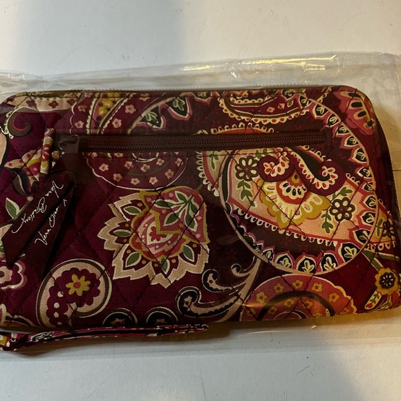 Vera Bradley Burgundy Paisley Wallet - Picture 12 of 12